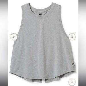 NWOT REI Active Pursuits Tank Top Grey Size L
